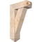 Ekena Millwork Traditional Arts and Crafts Smooth Bracket w/ Offset Brace, Douglas Fir, 7 1/2"W x 22"D x 34"H BKT0806X22X34TRA03SDF - alternate 1